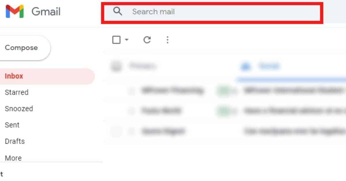 buscar remitente en gmail