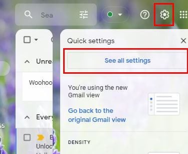 Gmail ver todas las configuraciones
